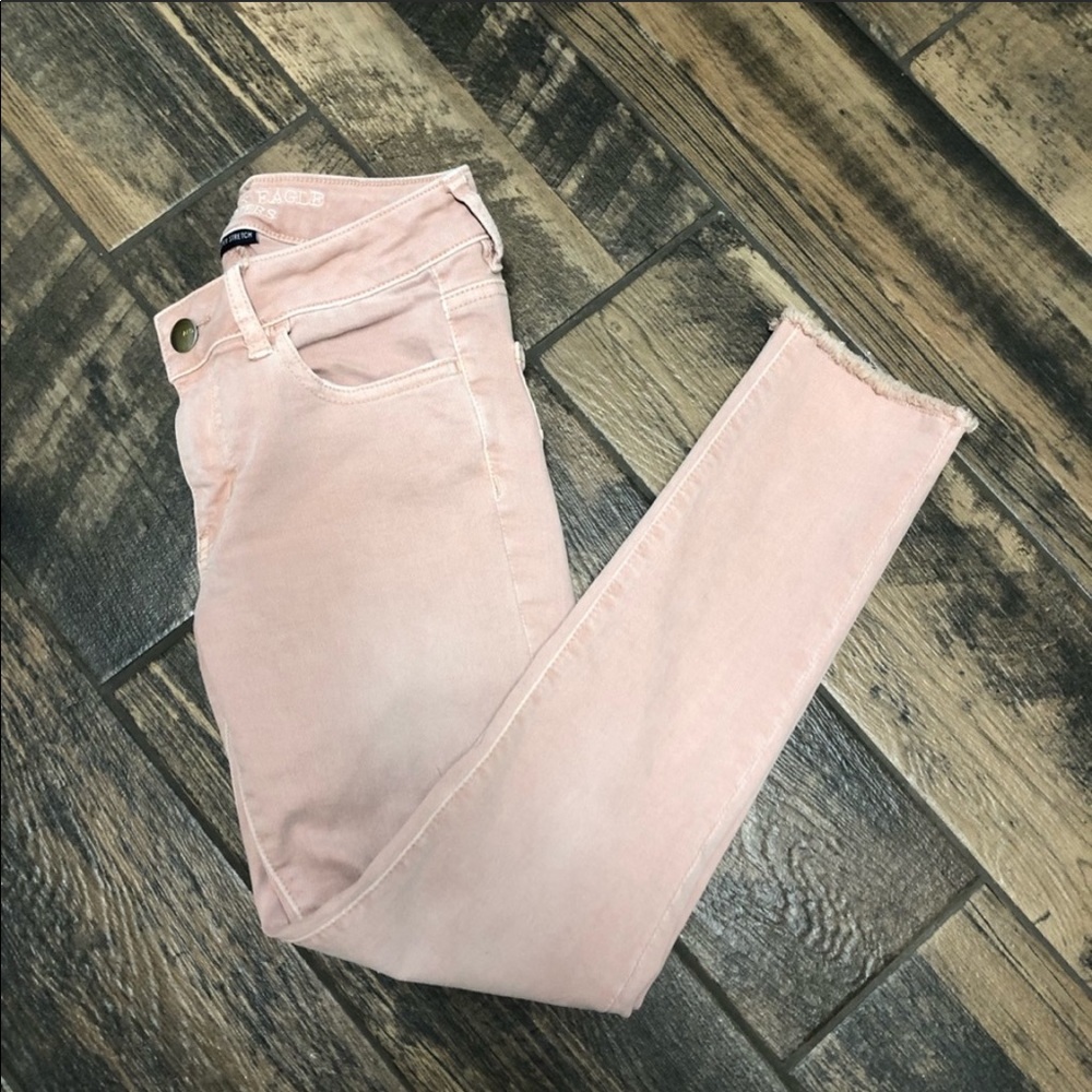 AEO Dusty Rose Jeggings